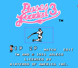 Bases Loaded 3 screenshot 3 for NES
